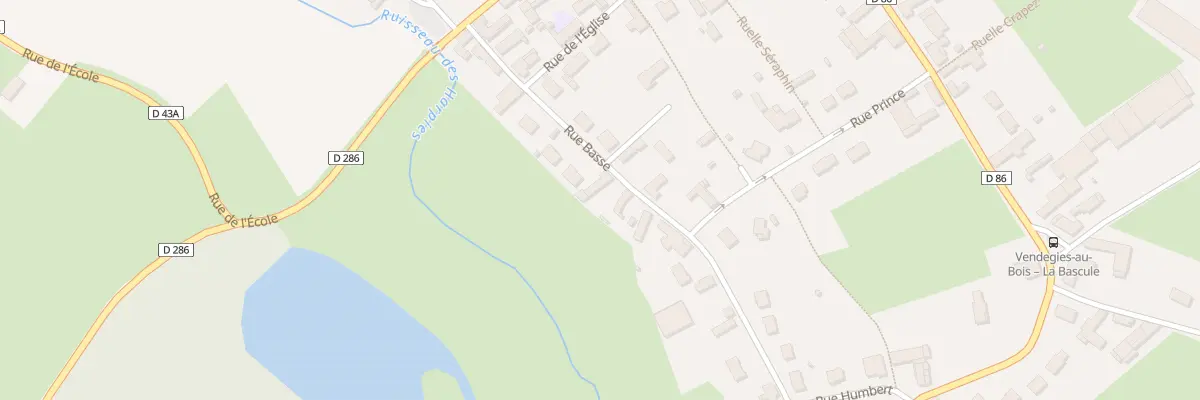 Plan du 10 Rue Basse à Vendegies-au-Bois