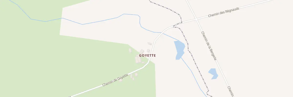Plan du 5164 Goyette à Thionne
