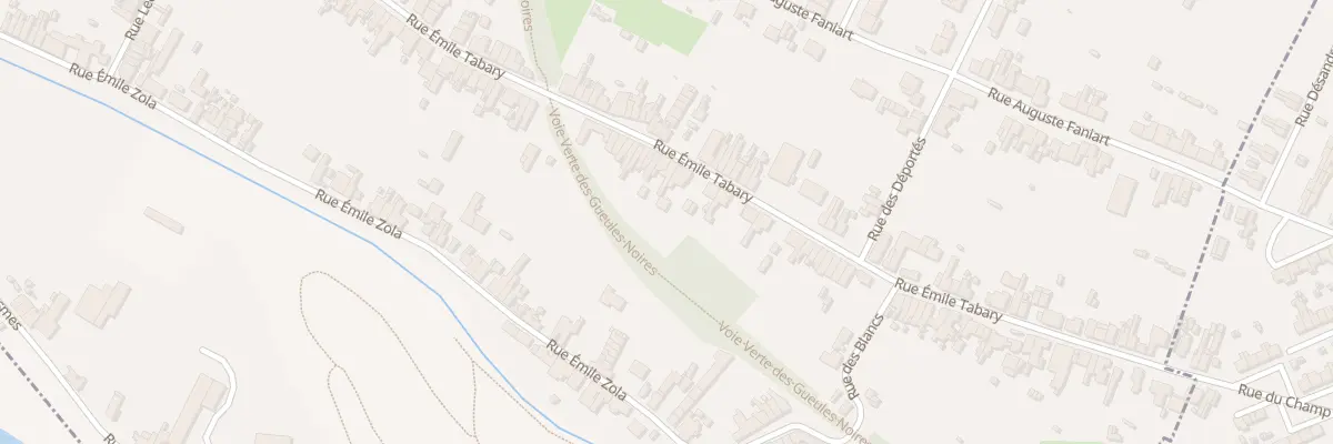 Plan du 602 Rue Emile Tabary à Vieux-Condé