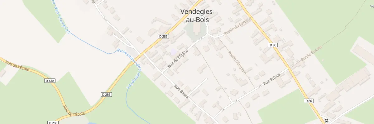 Plan du 19 Rue de l’Eglise à Vendegies-au-Bois