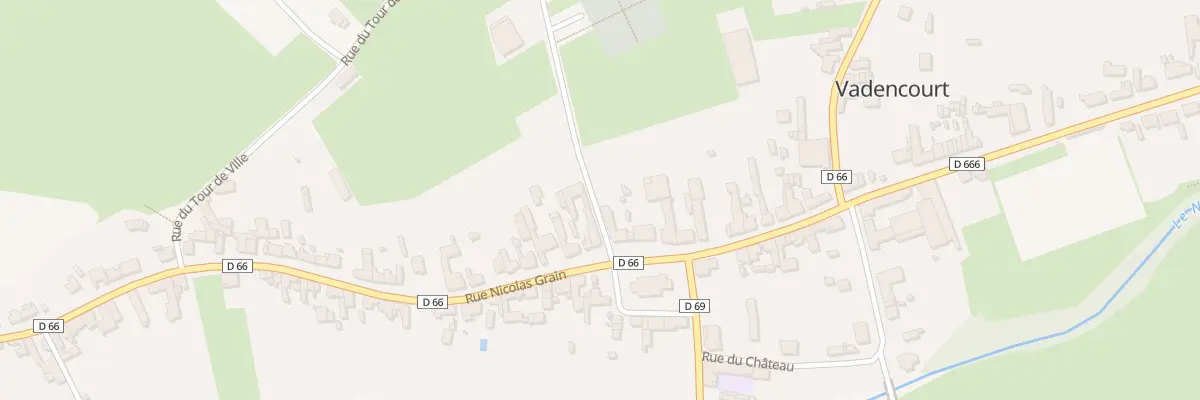 Plan du 6 Pl de l’Eglise à Vadencourt