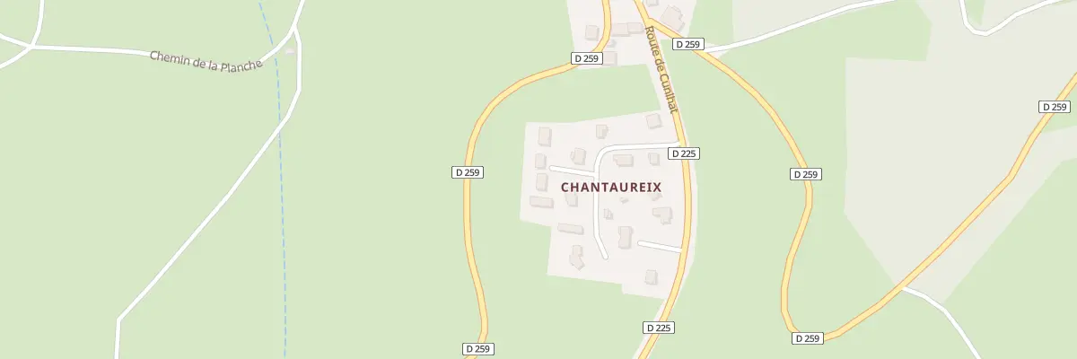Plan du 5730 Chantaureix à Tours-sur-Meymont