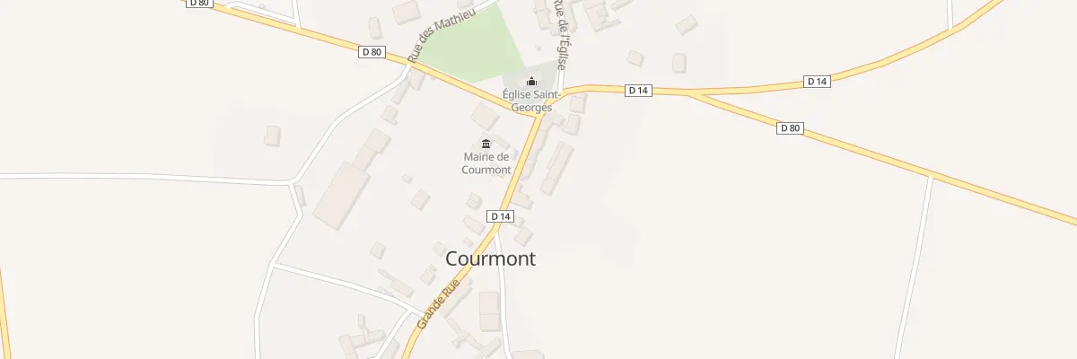 Plan du 3 Gr Grande Rue à Courmont