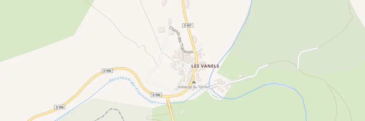 Plan du 5030A Vebron Village à Vebron