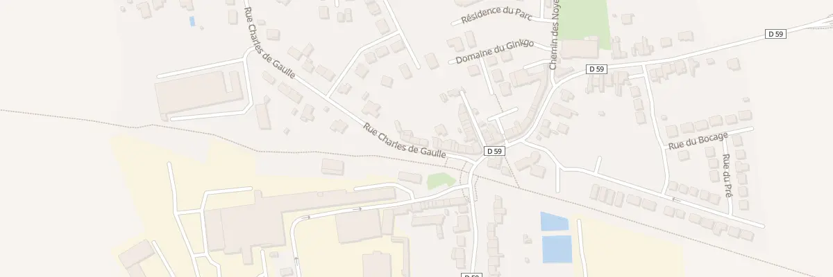 Plan du 20 Rue Charles de Gaulle à Saultain