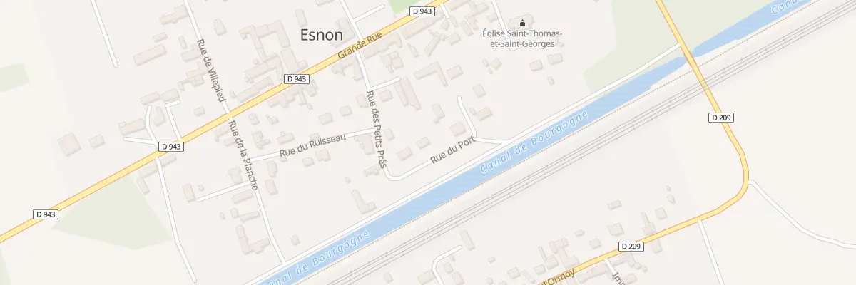 Plan du 7 Rue du Port à Esnon