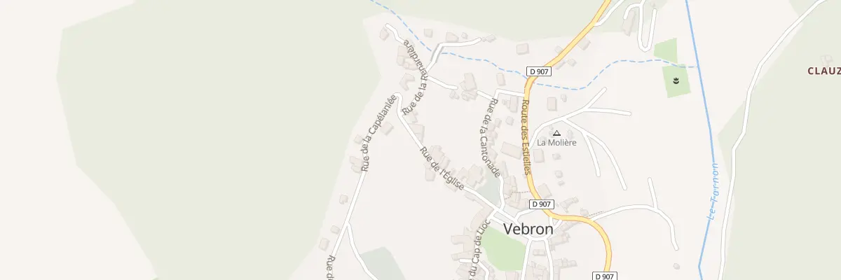 Plan du 5235 Vebron Village à Vebron