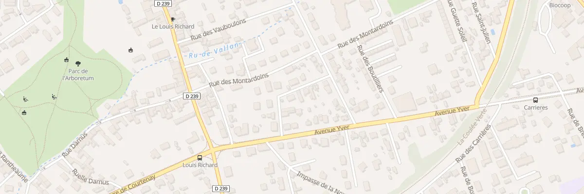 Plan du 7 Rue Saint-André à Auxerre