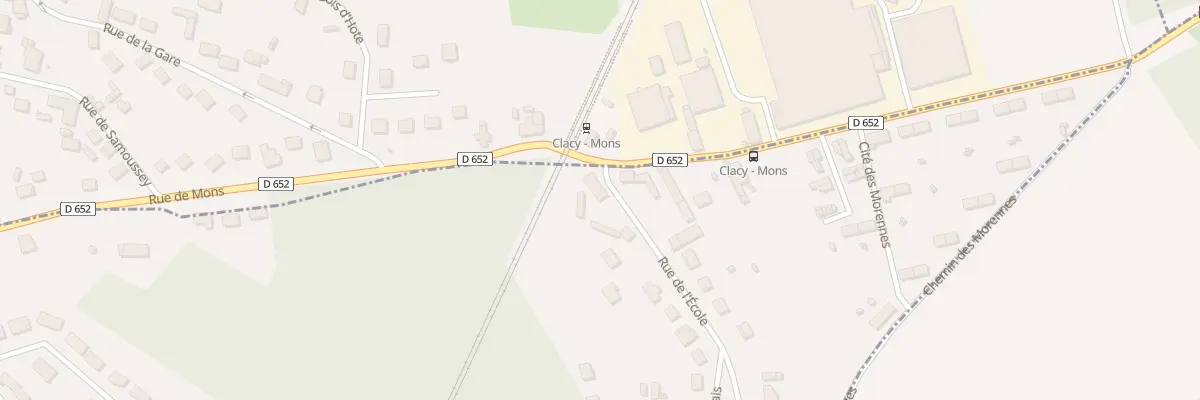 Plan du 2 Rue de l’Ecole à Mons-en-Laonnois