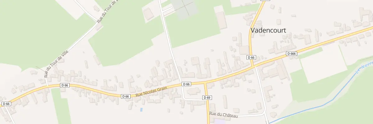 Plan du 4 Pl de l’Eglise à Vadencourt