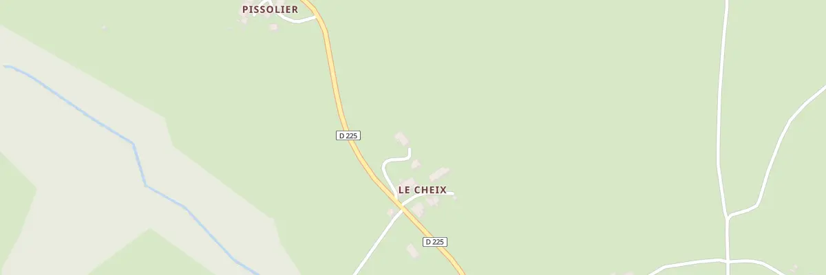 Plan du 5235 Le Cheix à Tours-sur-Meymont