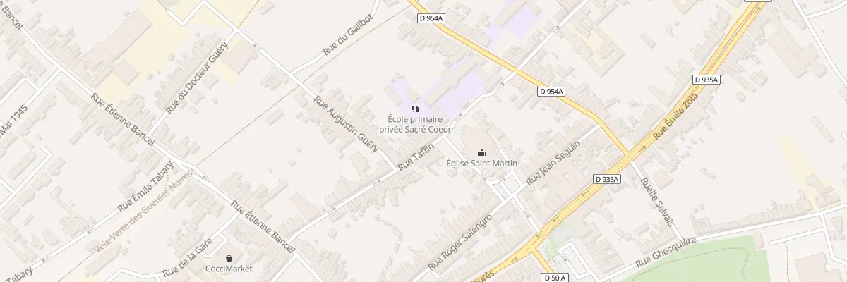 Plan du 35 Rue Taffin à Fresnes-sur-Escaut
