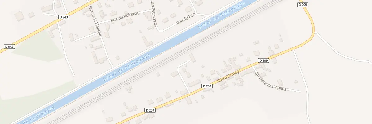 Plan du 1 Imp des Vergers à Esnon