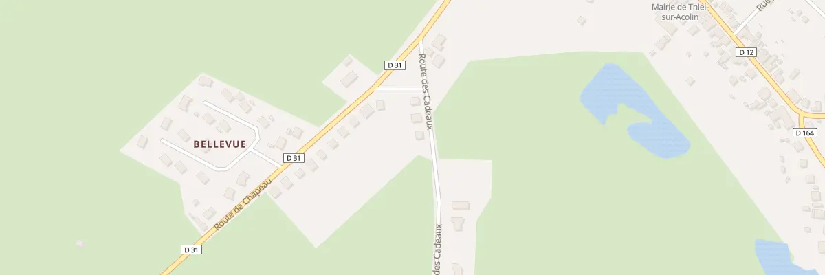 Plan du 6 Rte des Cadeaux à Thiel-sur-Acolin