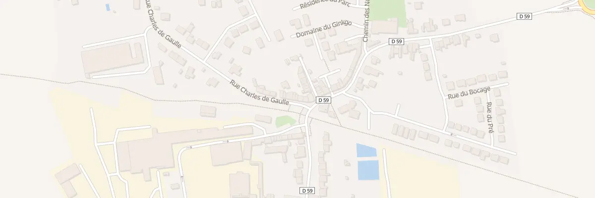 Plan du 6 Rue Charles de Gaulle à Saultain