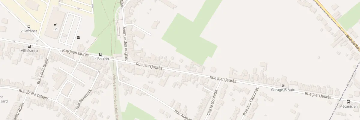 Plan du 269 Rue Jean Jaurès à Vieux-Condé