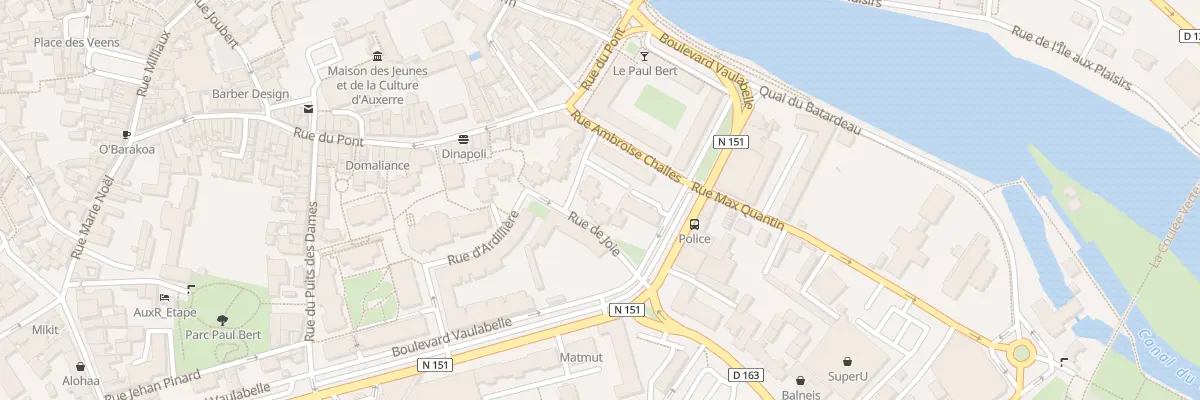 Plan du 6 Rue Campan à Auxerre