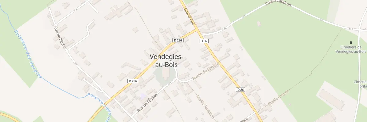 Plan du 7 Rue de l’Eglise à Vendegies-au-Bois