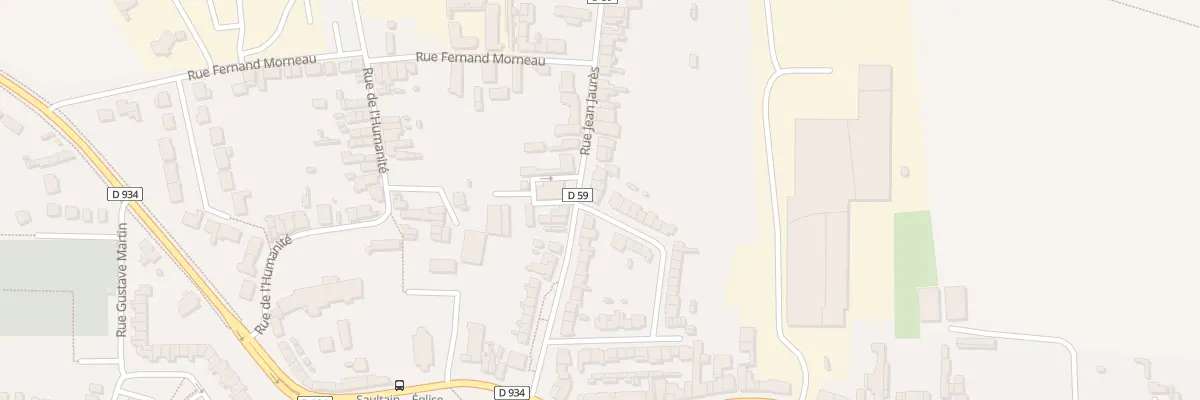 Plan du 26 Rue Jean Jaurès à Saultain