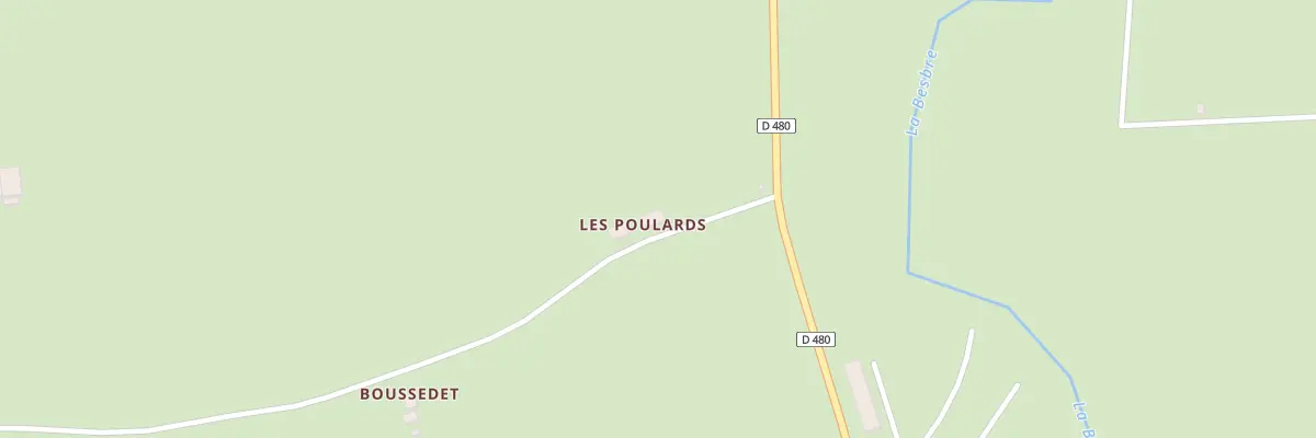 Plan du 5129 Locaterie des Poulards à Chavroches