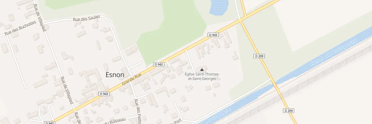 Plan du 9001 Imp de l’Eglise à Esnon