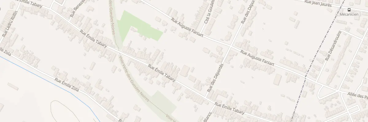 Plan du 649 Rue Emile Tabary à Vieux-Condé