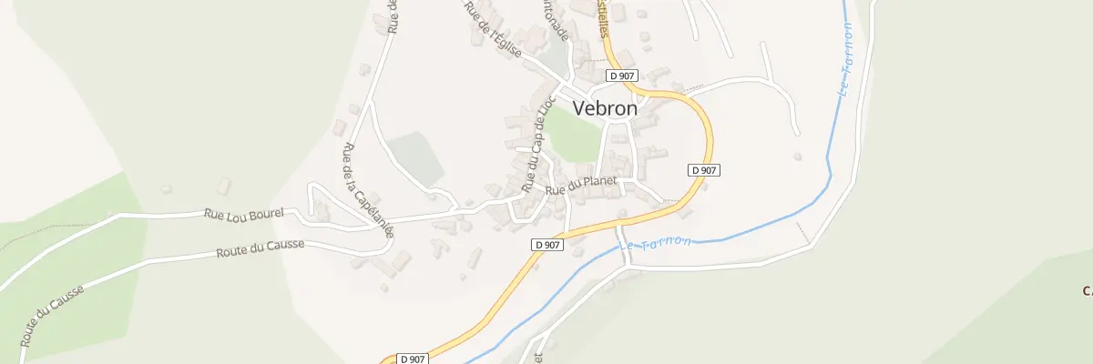 Plan du 3 Rue du Planet à Vebron