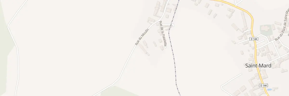 Plan du 7 Rue du Moulin à Cys-la-Commune