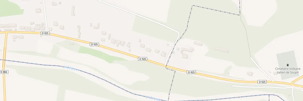 Plan du 6 Rte de Vailly à Chavonne