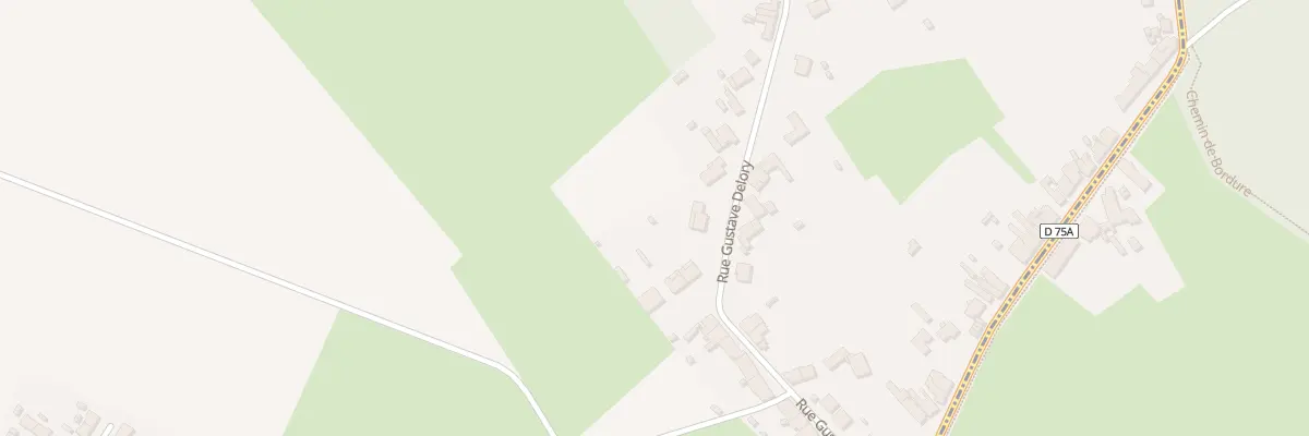 Plan du 205 Rue Gustave Delory à Vieux-Condé