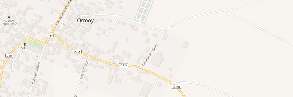 Plan du 3 Che de l’Orme à Ormoy