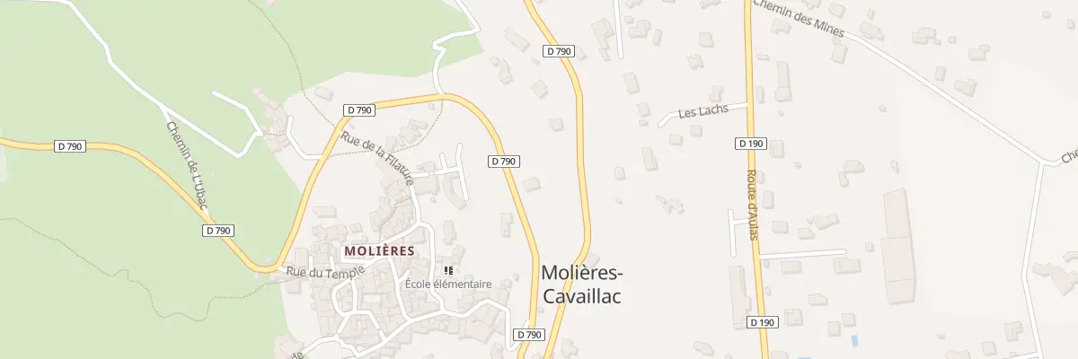 Plan du 5117 La Soureye à Molières-Cavaillac