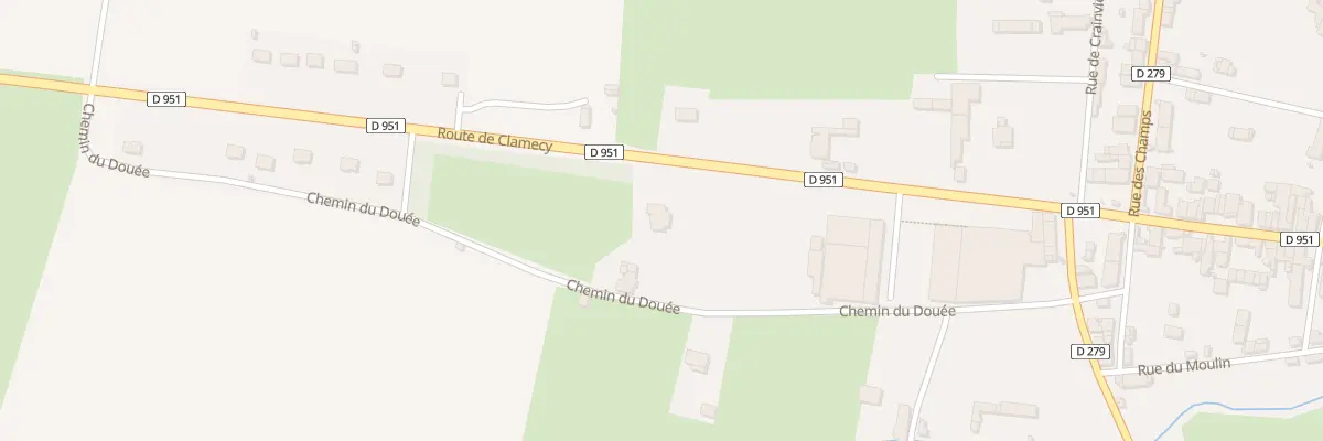 Plan du 7 Rte de Clamecy à Dornecy