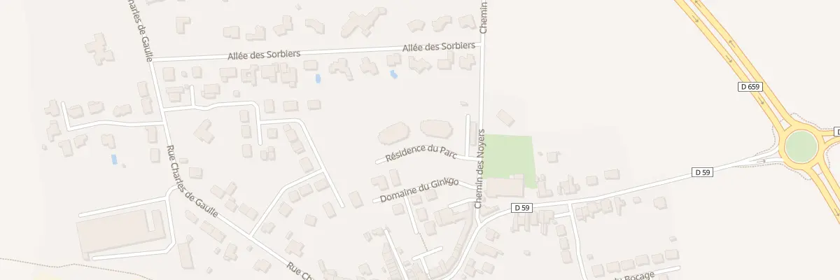 Plan du 3 Res du Parc Chemin des Noyers à Saultain