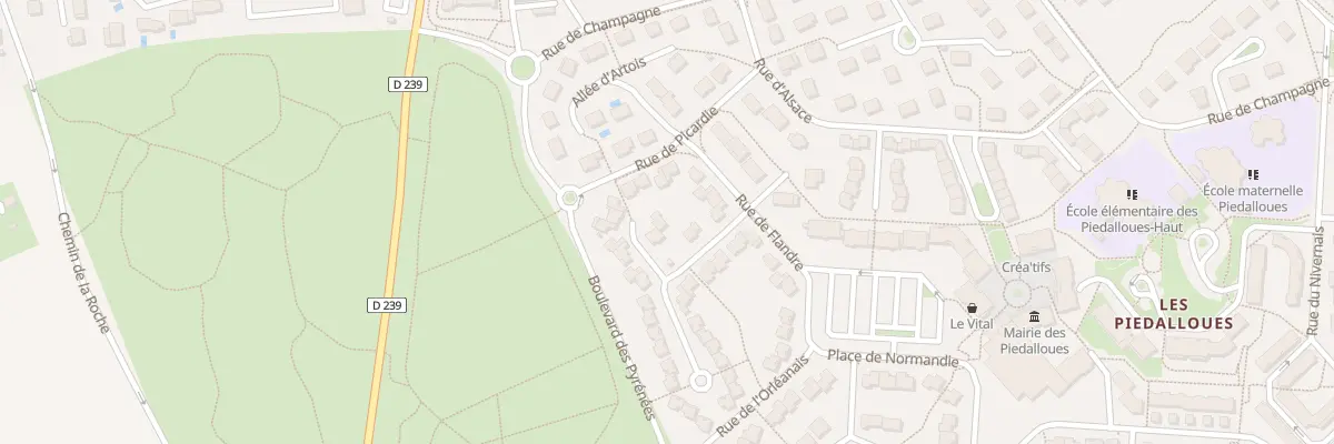 Plan du 8 All du Maine à Auxerre