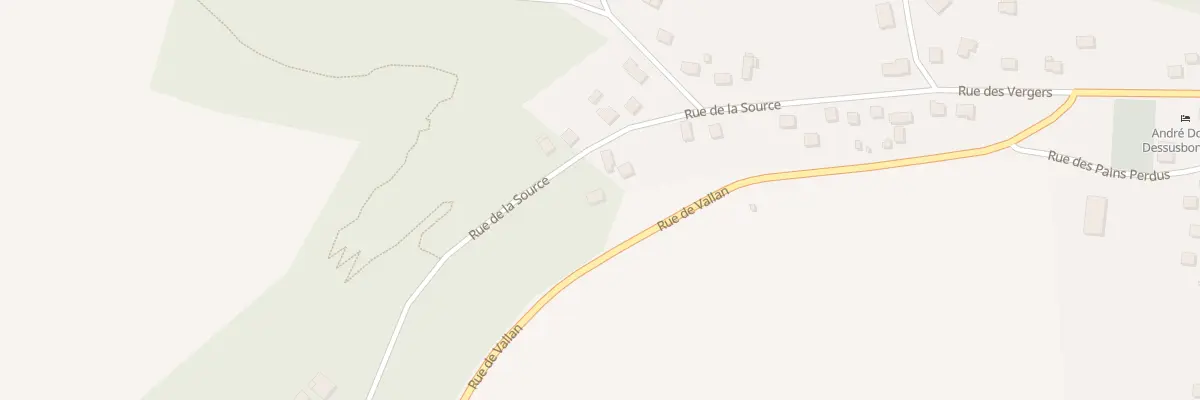 Plan du 23 Rue de la Source - Vaux à Auxerre