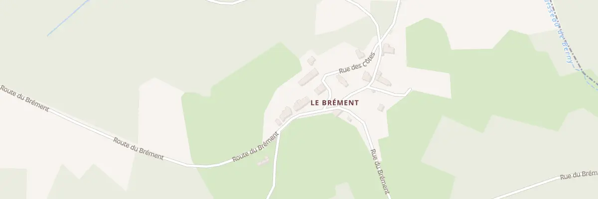 Plan du 5405 Le Bremant à Saint-Germain-l’Herm