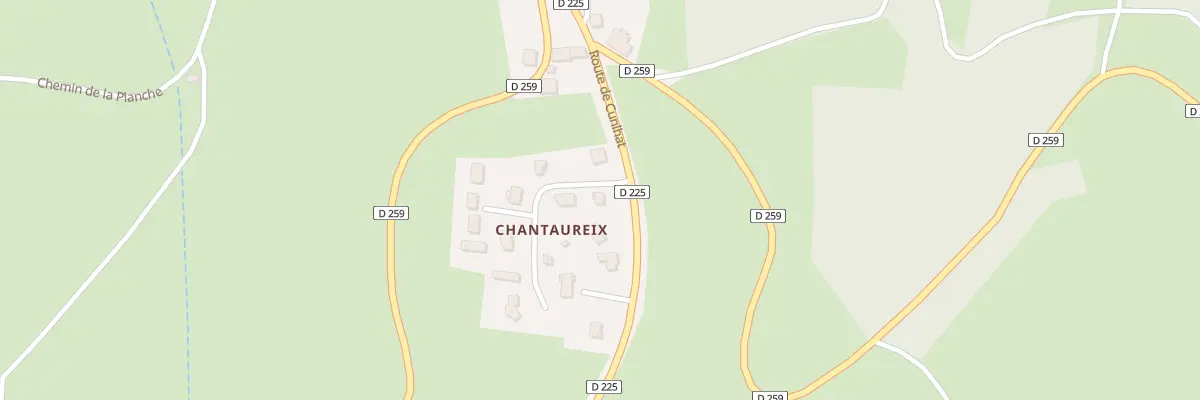 Plan du 5653 Chantaureix à Tours-sur-Meymont