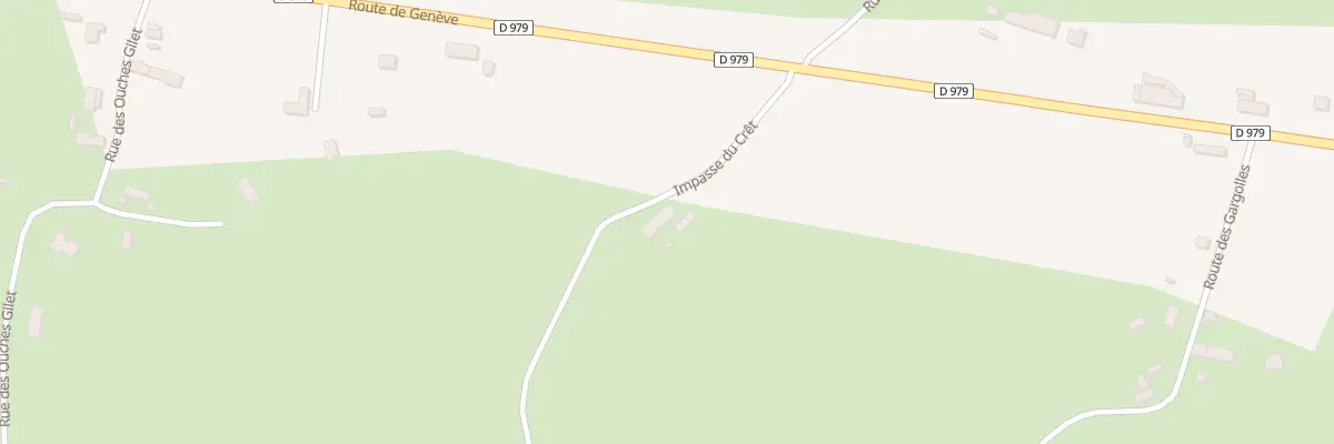 Plan du 1 Imp du Cret à Charrin