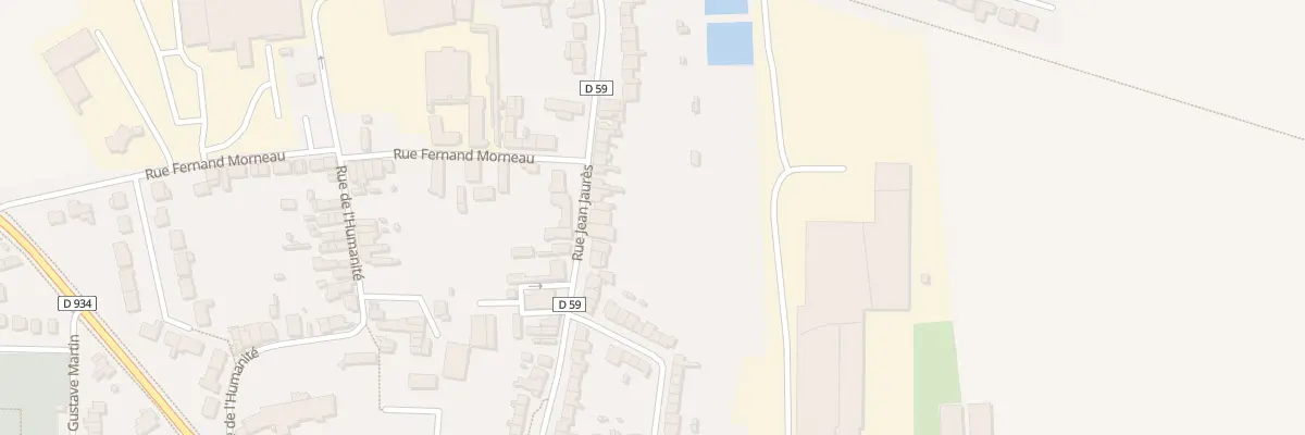 Plan du 40 Rue Jean Jaurès à Saultain