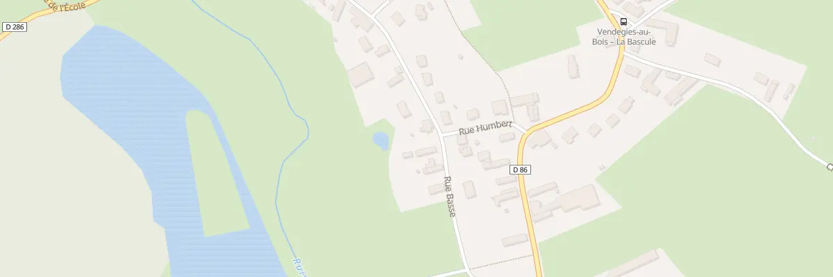 Plan du 22 Rue Basse à Vendegies-au-Bois