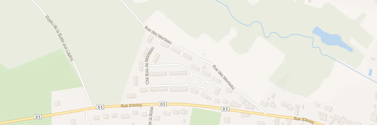 Plan du 47 Cité Bois du Morteau à Chivy-lès-Étouvelles