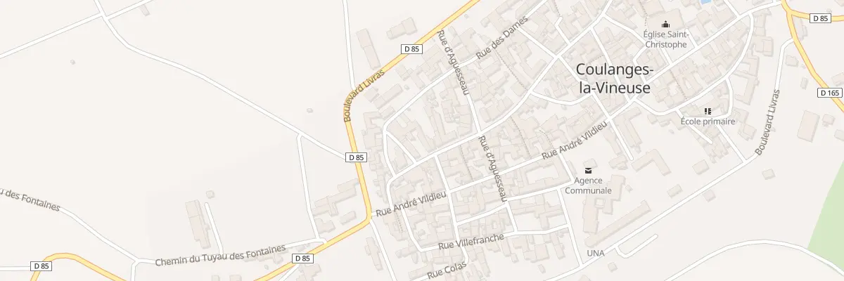 Plan du 40 Le Village à Coulanges-la-Vineuse