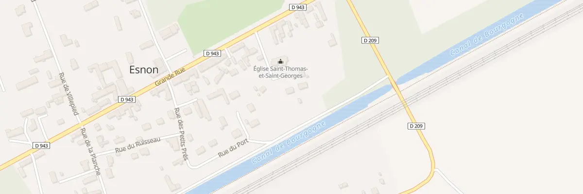 Plan du 173 Esnon à Esnon
