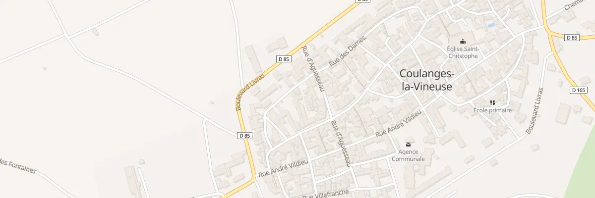 Plan du 19 Rue des Dames à Coulanges-la-Vineuse