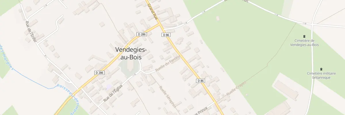 Plan du 13 Grand’Rue à Vendegies-au-Bois