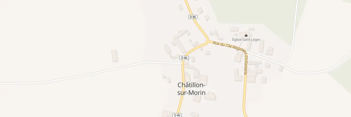 Plan du 10 Rue du General de Gaulle à Châtillon-sur-Morin