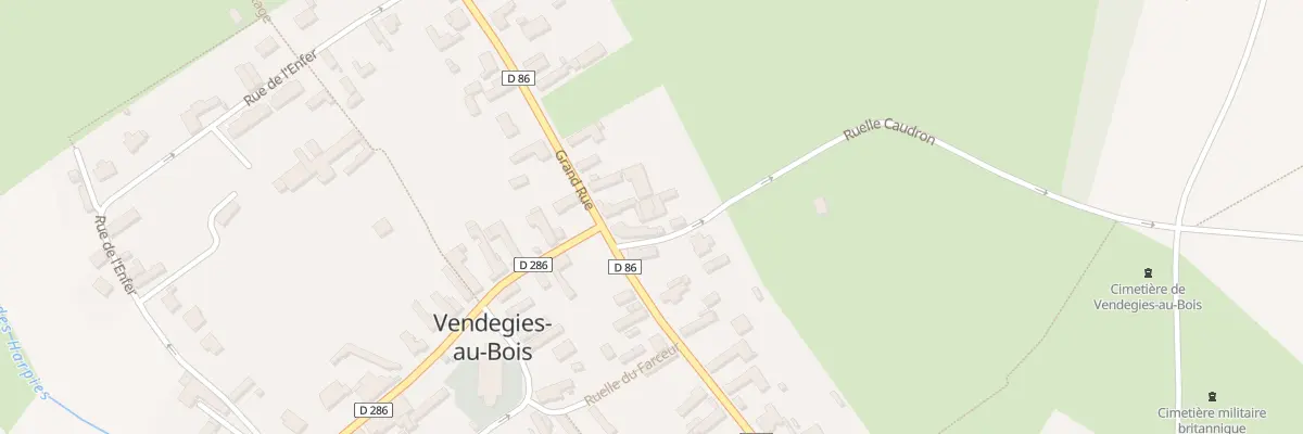 Plan du 28 Gr Grand Rue à Vendegies-au-Bois