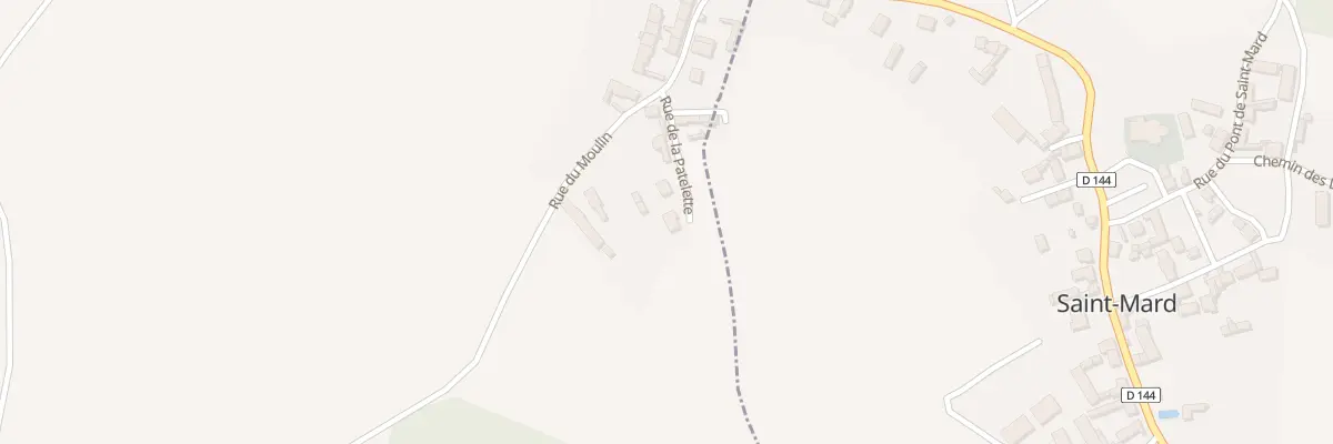 Plan du 67 A Ru à Cys-la-Commune