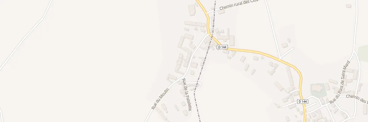 Plan du 6 Rue du Moulin à Cys-la-Commune